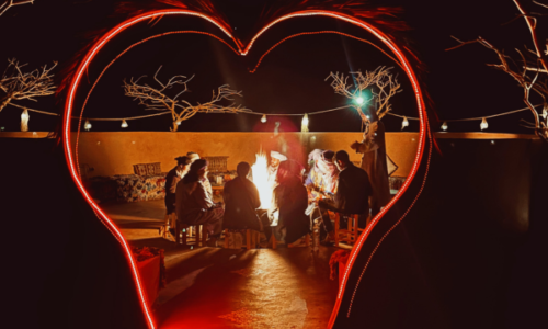 celebrating Christmas in Morocco.